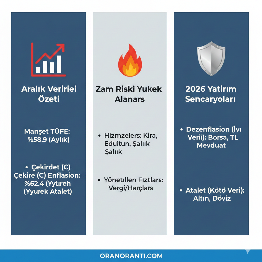 Aralık Enflasyon Verileri Yorumu: 2026 Zam Riskleri ve Yatırım Senaryoları Aralık Enflasyon Verileri Yorumu: 2026 Zam Riskleri ve Yatırım Senaryoları